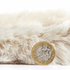 Super Teddy Plain Shaggy Rug Beige
