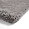 Super Teddy Plain Shaggy Rug Grey