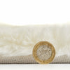 Super Teddy Plain Shaggy Rug Ivory