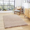 Super Teddy Plain Shaggy Rug Mink