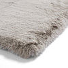 Super Teddy Plain Shaggy Rug Silver