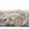 Super Teddy Plain Shaggy Rug Silver