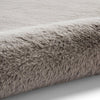 Super Teddy Plain Shaggy Rug Silver