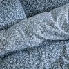 Laura Ashley Sweet Alyssum Brushed Cotton Duvet Cover Bedding Set Denim Blue