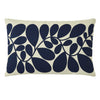 Orla Kiely Sycamore Stripe Boudoir Filled Cushion 40cm x 60cm Space Blue Olive