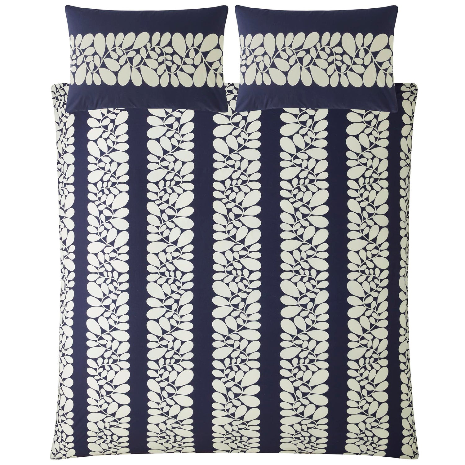 Orla Kiely Sycamore Stripe Bedding Set Space Blue