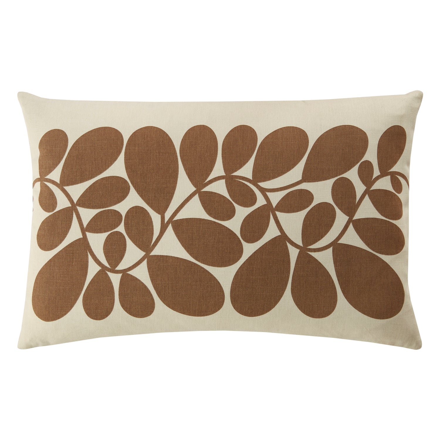 Orla Kiely Sycamore Stripe 40cmx60cm Filled Cushion Coffee