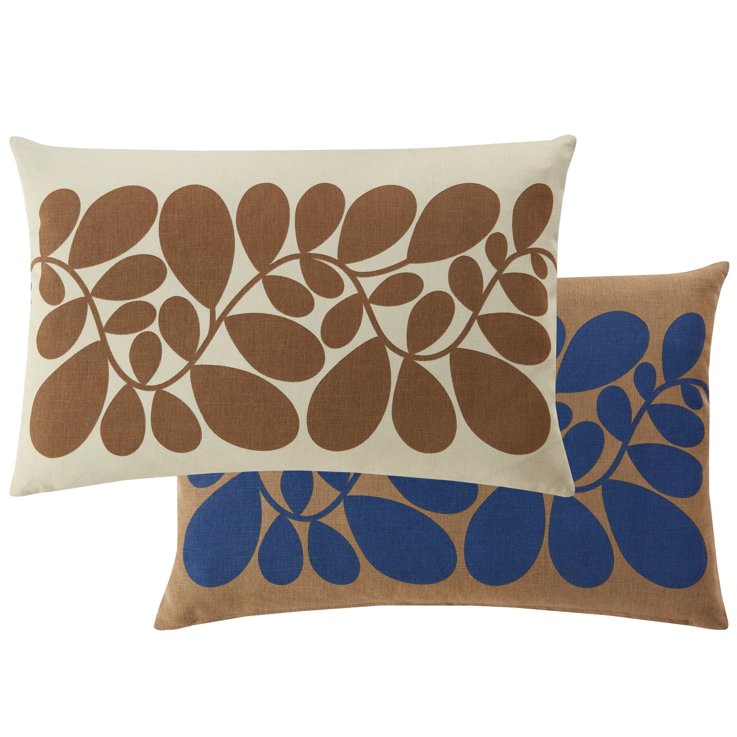 Orla Kiely Sycamore Stripe 40cmx60cm Filled Cushion Coffee