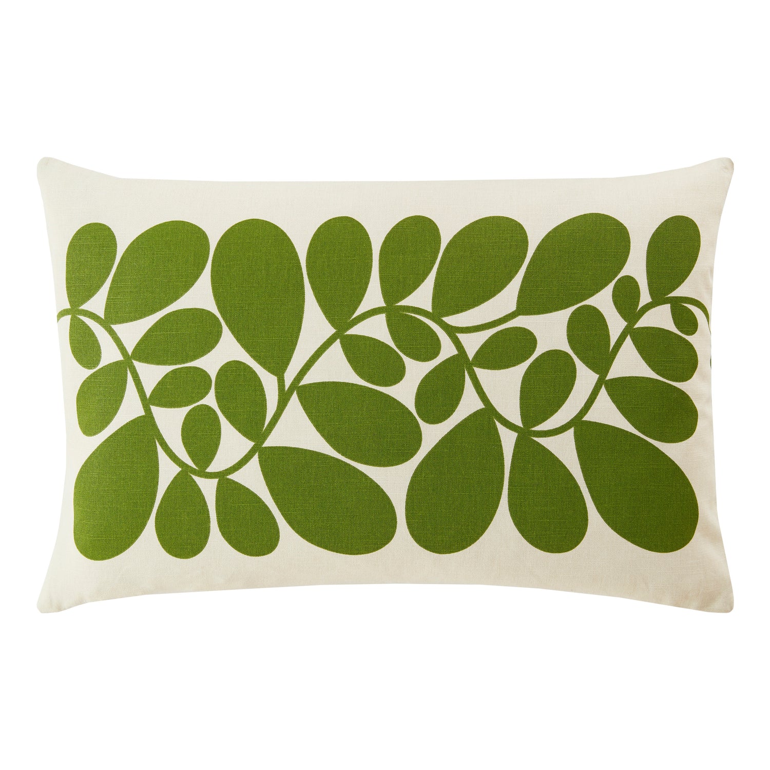 Orla Kiely Sycamore Stripe 40cm x 60cm Filled Cushion Dill Green
