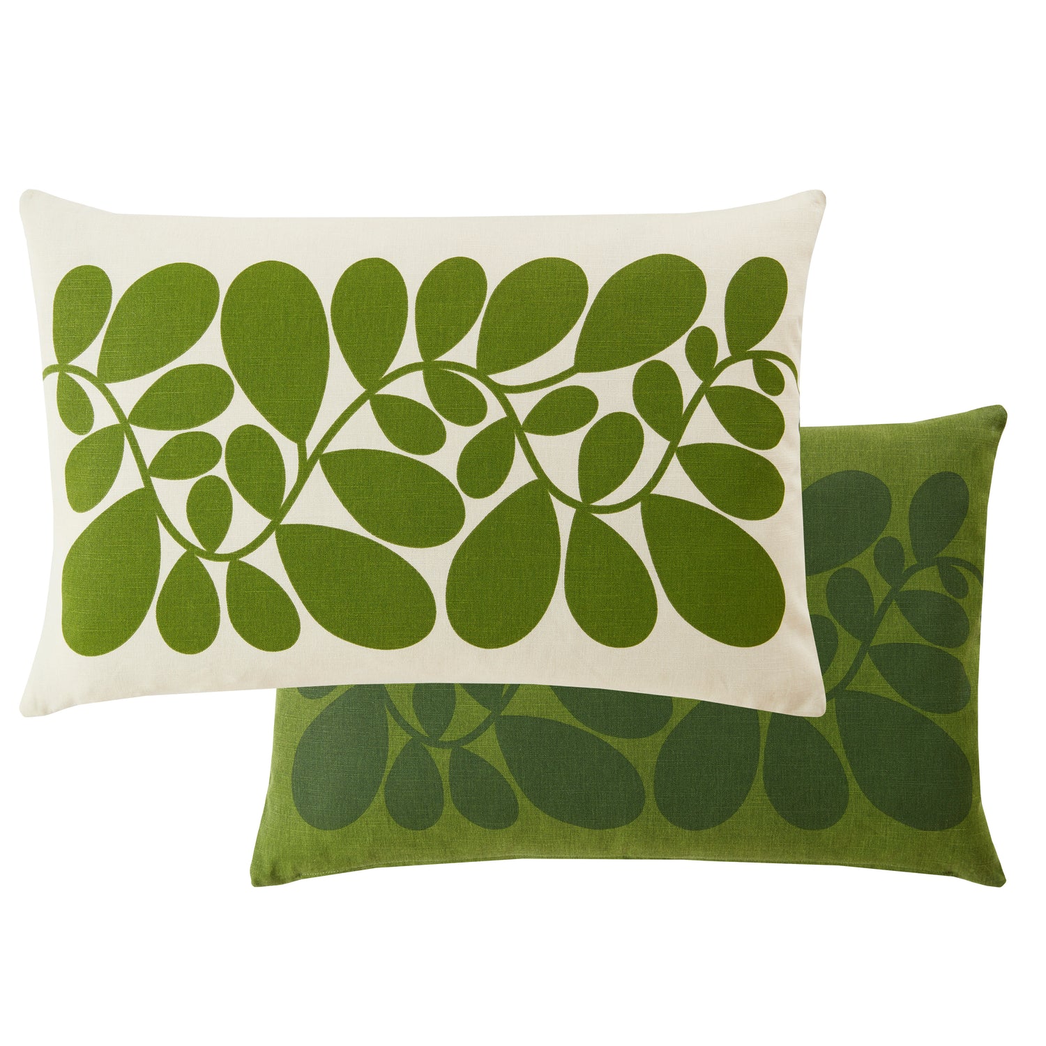 Orla Kiely Sycamore Stripe 40cm x 60cm Filled Cushion Dill Green