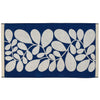 Orla Kiely Sycamore Stripe Bath Mat Dusk Blue