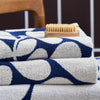 Orla Kiely Sycamore Stripe Towel Dusk Blue