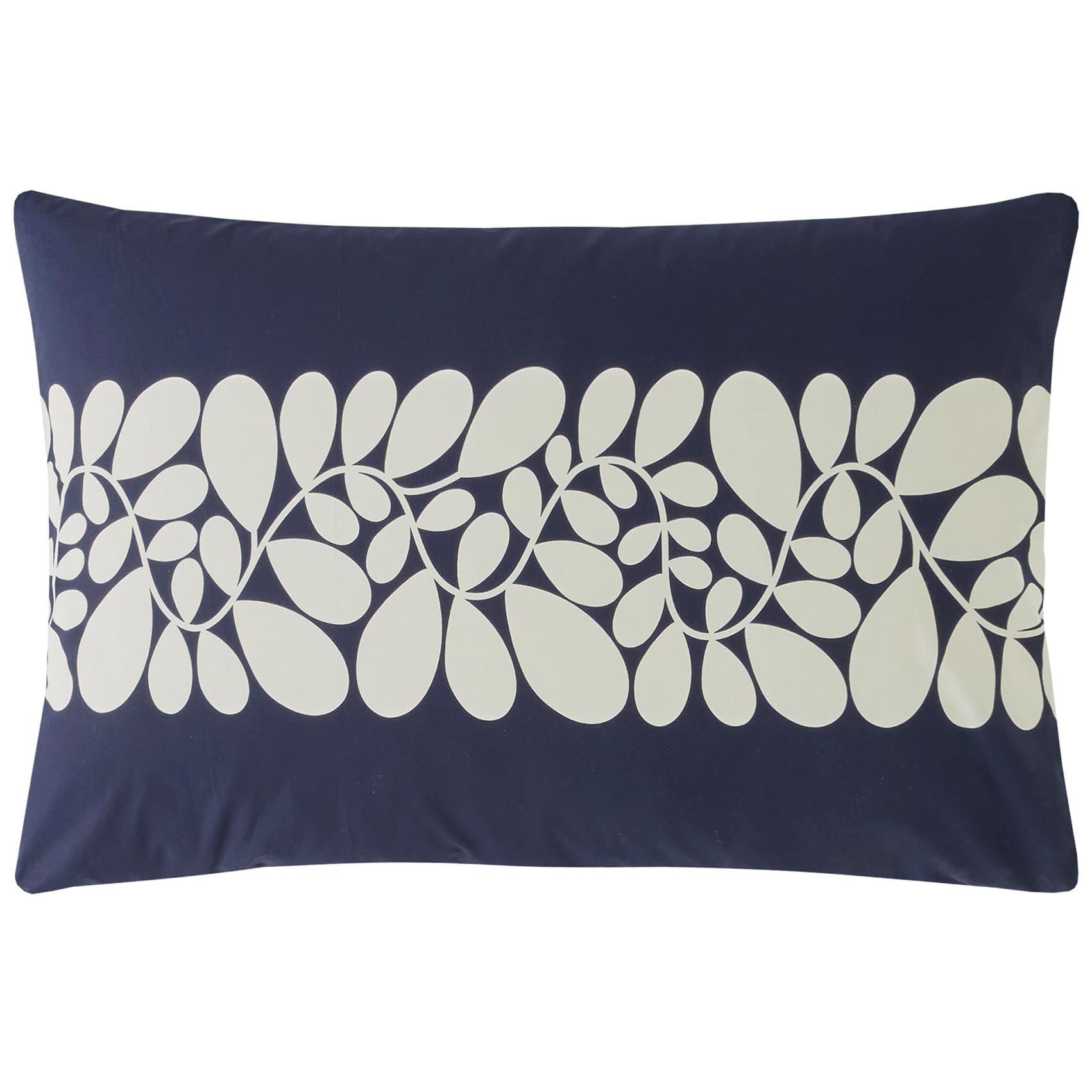 Orla Kiely Sycamore Stripe Pillowcase Space Blue
