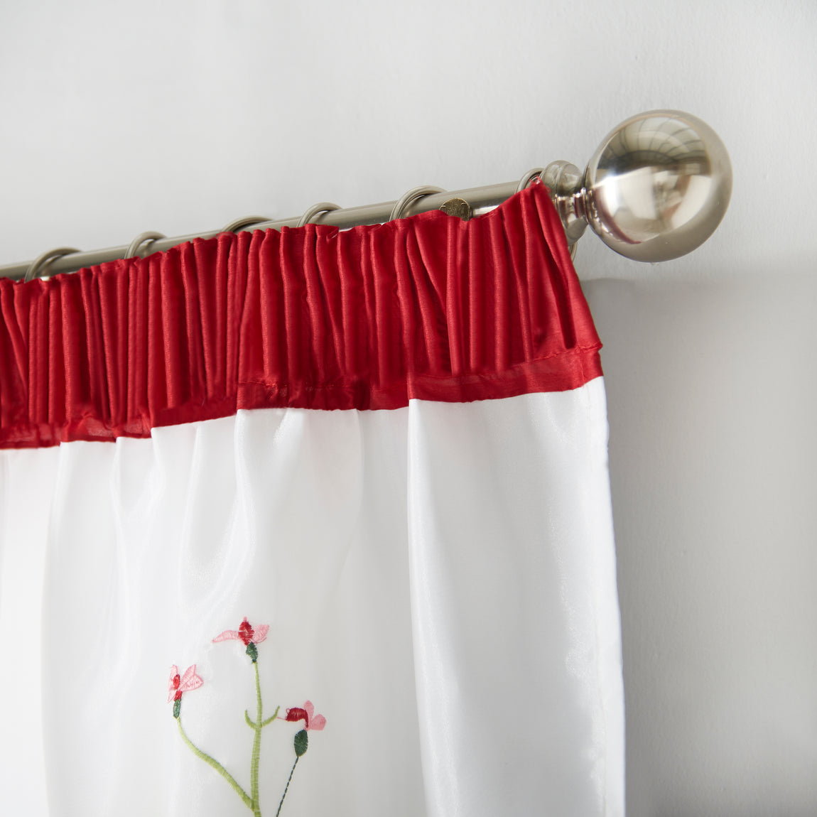 Springfield Lined Voile Ready Made Curtains White