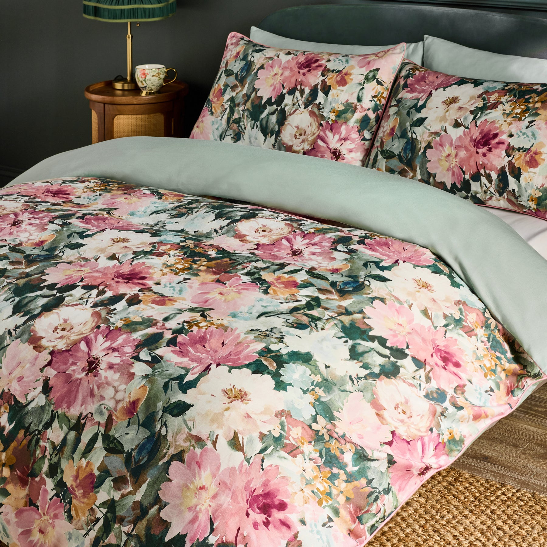 Clarke & Clarke Tahiti Duvet Cover Bedding Set Spring
