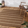 Yard Tala Stripe Jute Effect Indoor Outdoor 140cm x 200cm Rug Natural