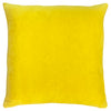 furn. Tanda Velvet 50cm x 50cm Filled Cushion Lemon Lilac