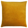 furn. Tanda Velvet 50cm x 50cm Filled Cushion Pink Ochre