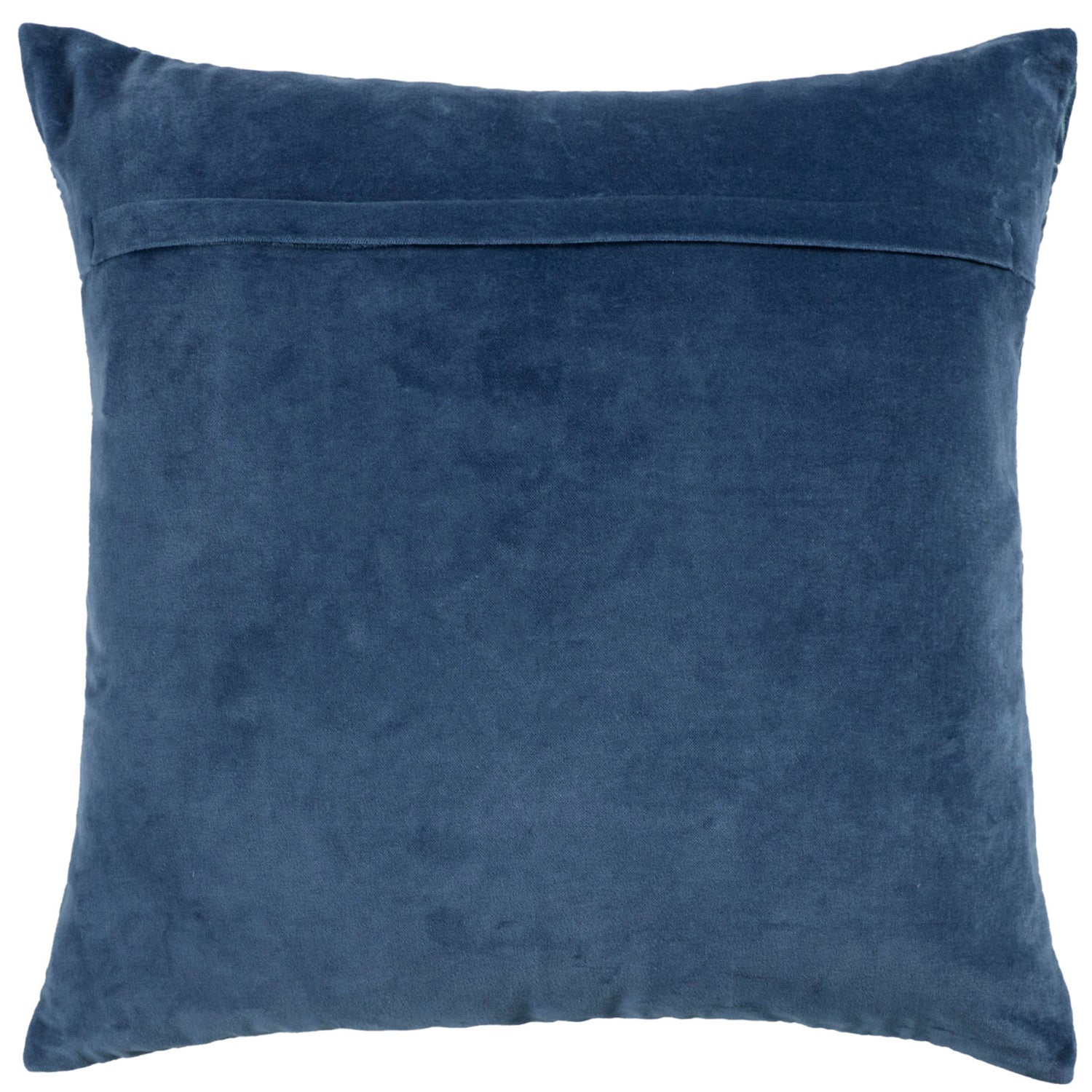 Voyage Maison Taro Embroidered Velvet Feather Filled Cushion 50cm x 50cm Bluebell