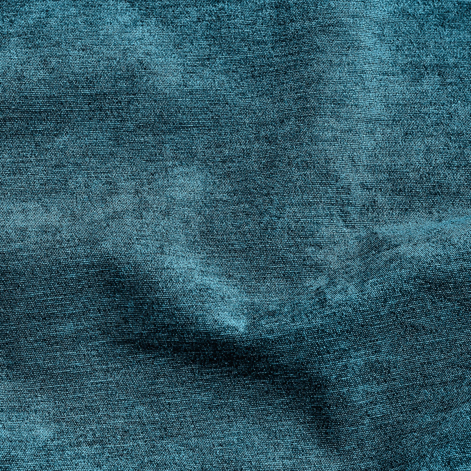 Chenille Triple Woven Ready Made Blackout Pencil Pleat Curtains Teal