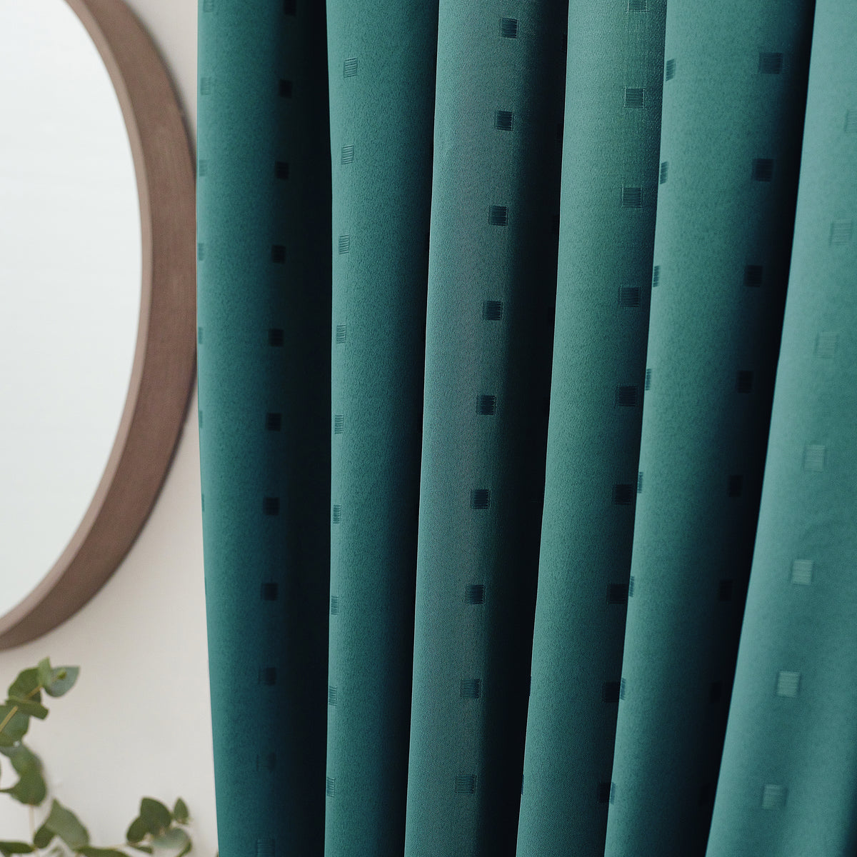 Madison Ready Made Pencil Pleat Curtains Teal