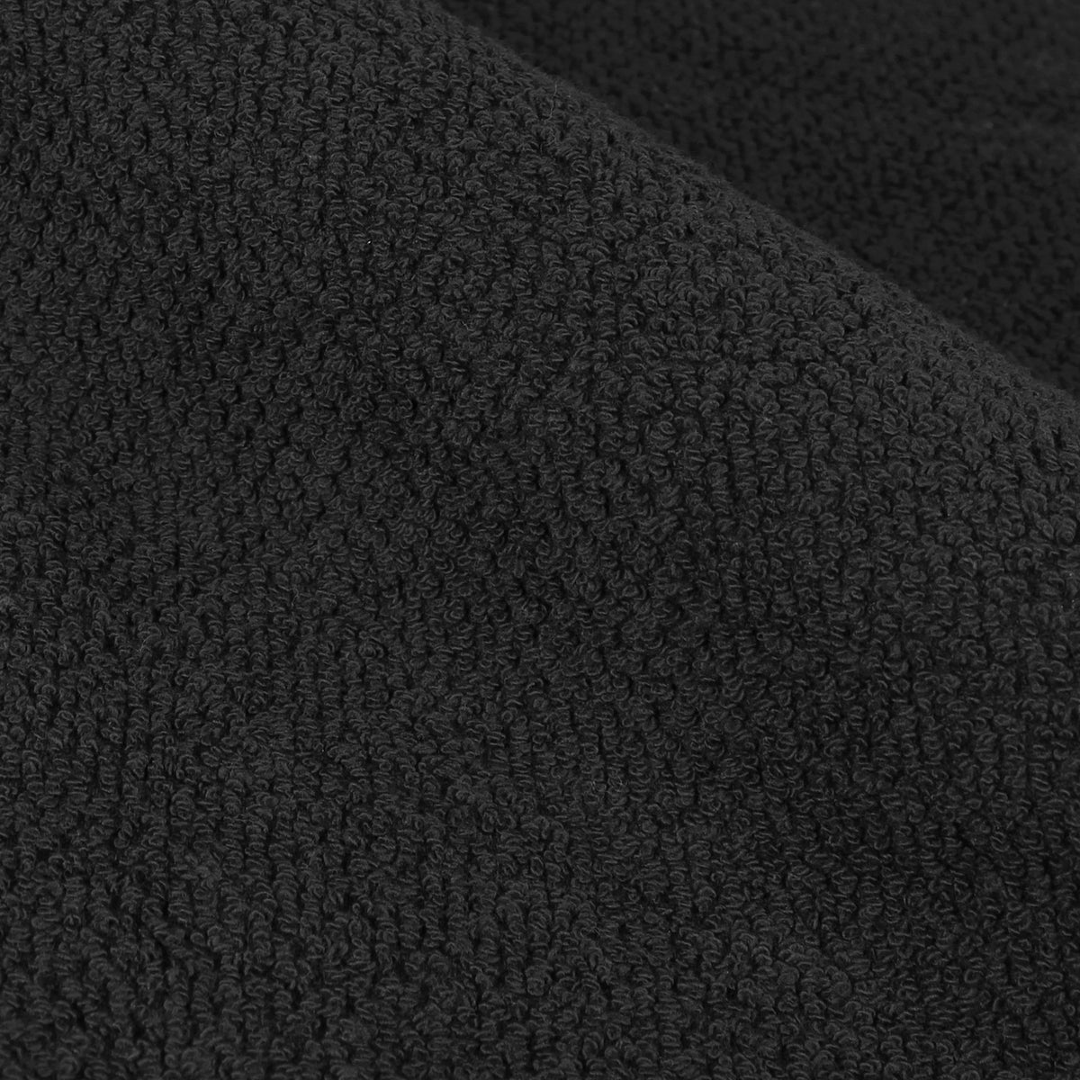 Textured Weave Towel Black