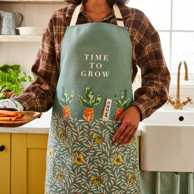 Ulster Weavers Time to Grow Cotton Apron Green