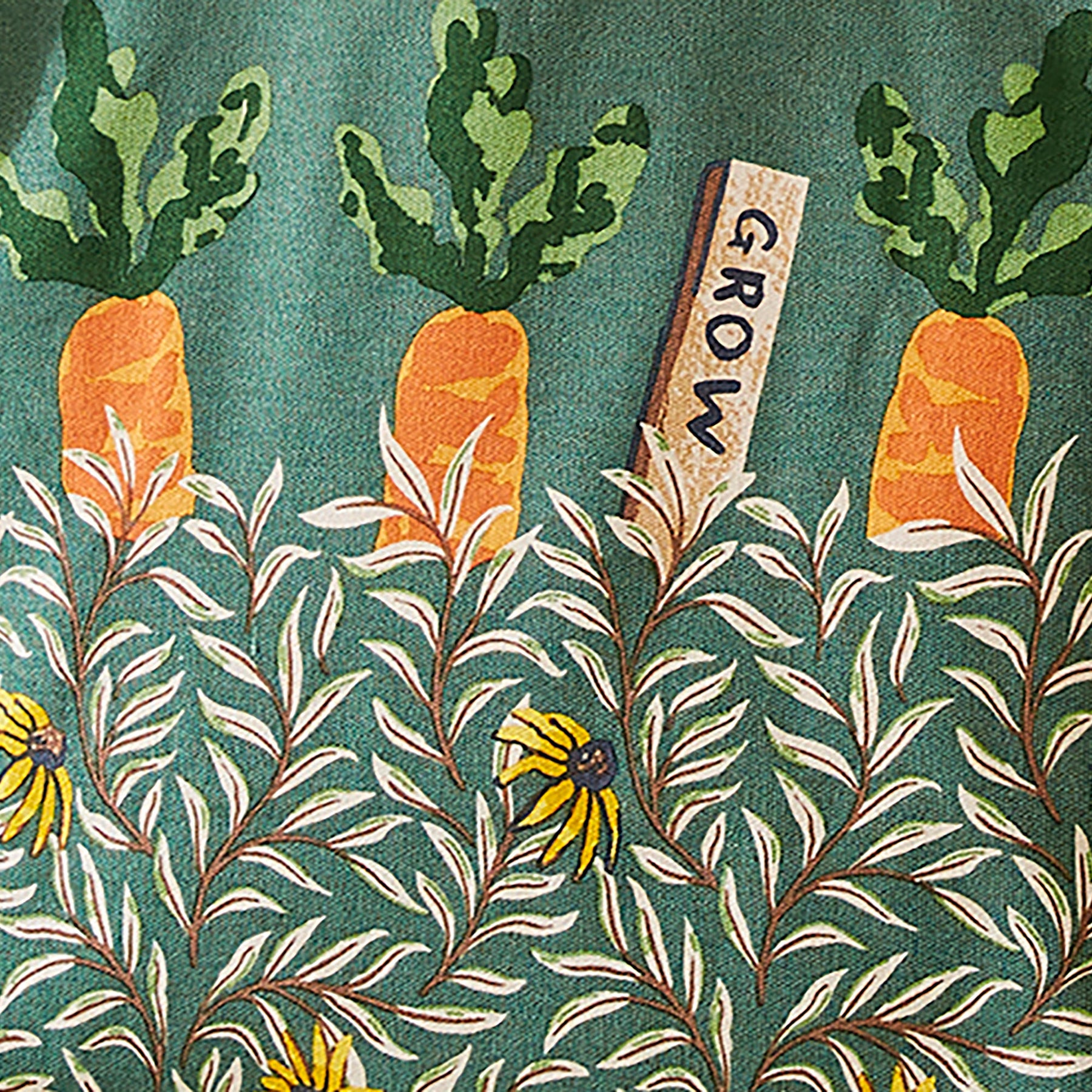 Ulster Weavers Time to Grow Canvas Shoulder Bag Green