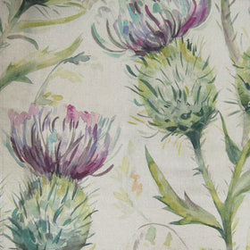Voyage Maison Thistle Glen Printed Linen Fabric Spring