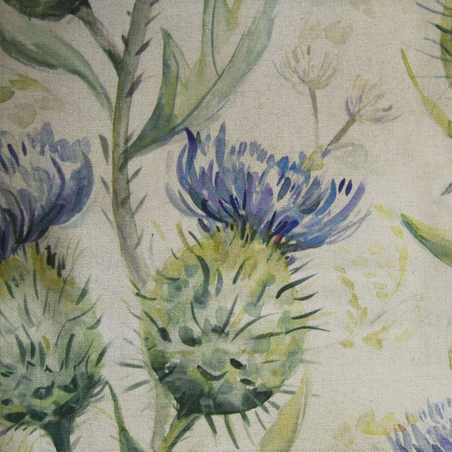 Voyage Maison Thistle Glen Printed Linen Fabric Winter
