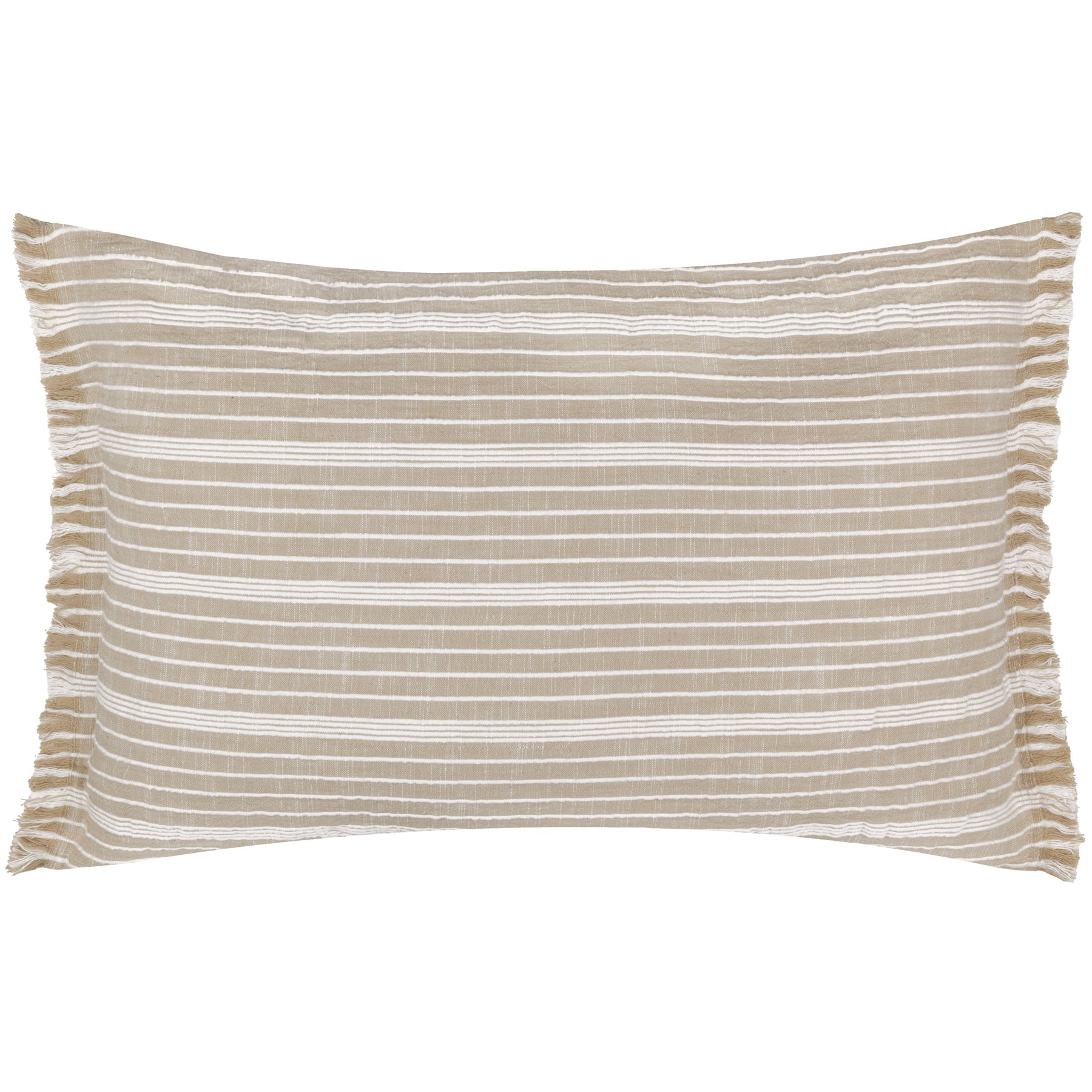 Yard Tide Textured Stripe Outdoor 40cm x 60cm Filled Boudoir Natural