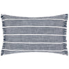 Yard Tide Textured Stripe Outdoor 40cm x 60cm Filled Boudoir Navy