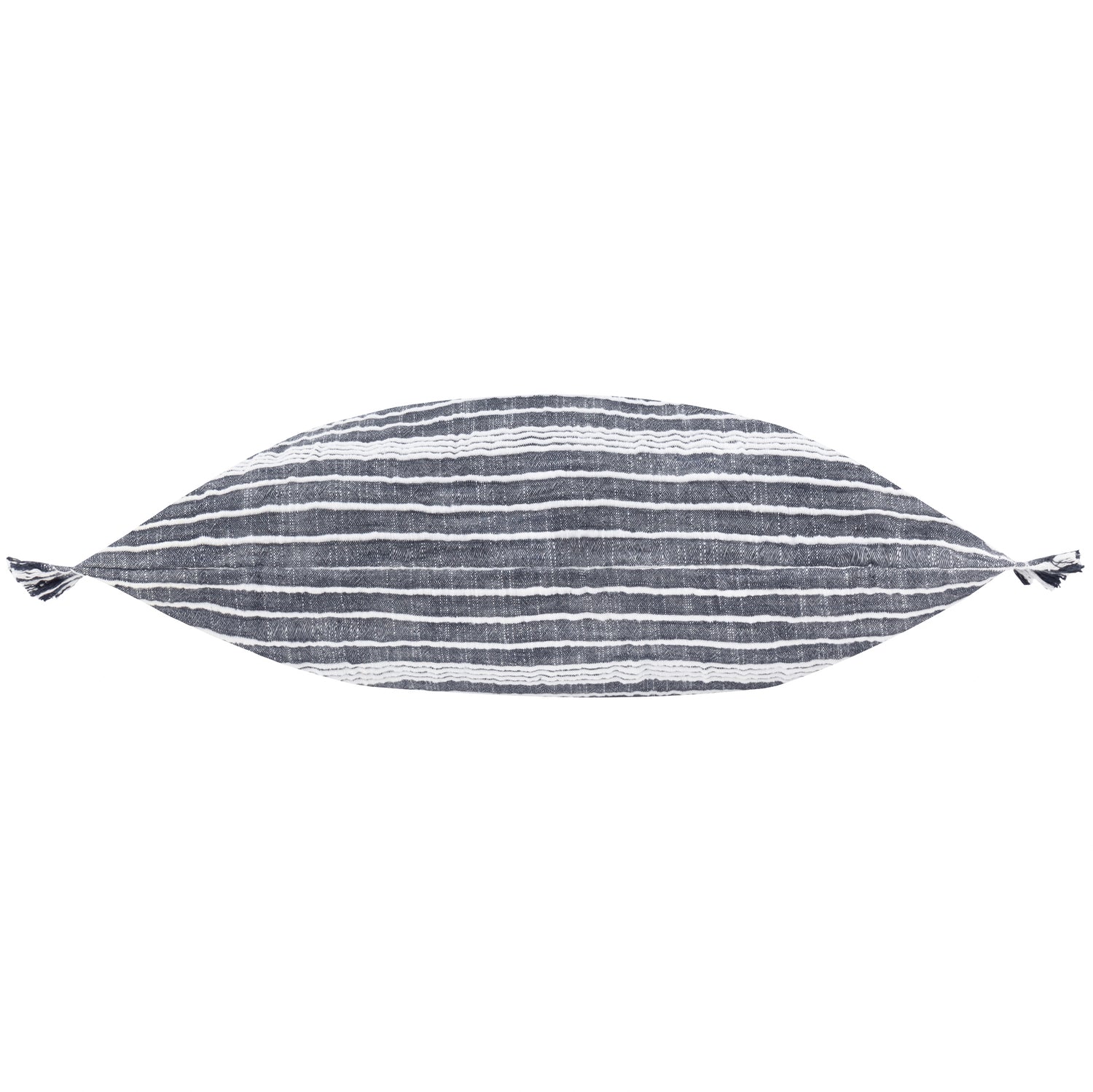 Yard Tide Textured Stripe Outdoor 40cm x 60cm Filled Boudoir Navy