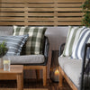 Yard Tide Textured Stripe Outdoor 40cm x 60cm Filled Boudoir Navy