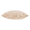 Paoletti Tierra Cut Velvet 50cm x 50cm Filled Cushion Taupe