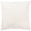 Paoletti Tierra Cut Velvet 50cm x 50cm Filled Cushion White