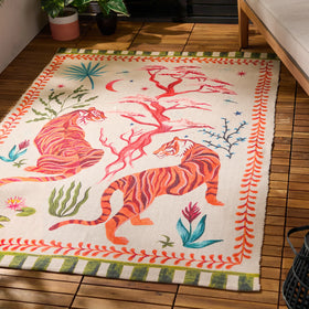 Furn Tiger Dream Outdoor Rug 120cm x 170cm Multicolour