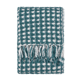 Toasty Waffle Throw 130cm x 180cm Teal