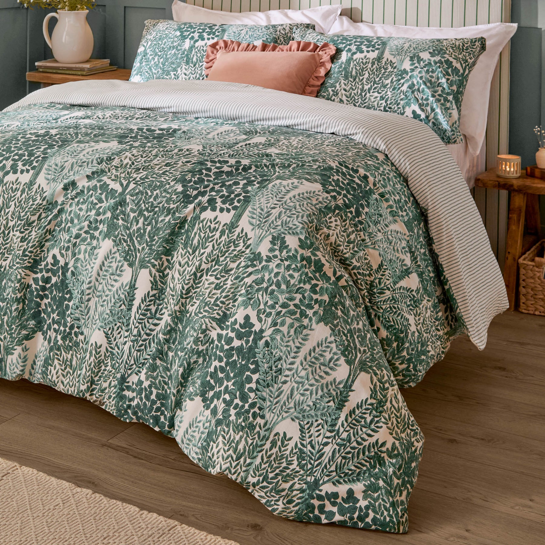 Topiary Duvet Cover Bedding Set Green