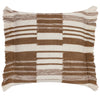 Yard Torode Woven Fringed Trim 45cm x 45cm Filled Cushion Baked Earth