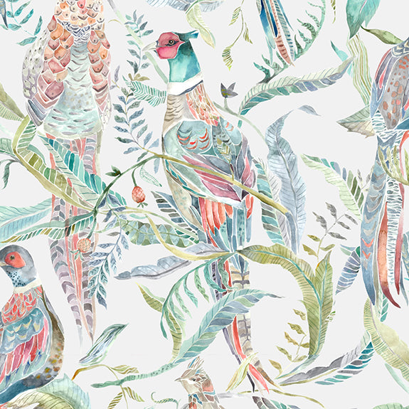 Voyage Maison Torrington Printed Cotton Fabric Pomegranate
