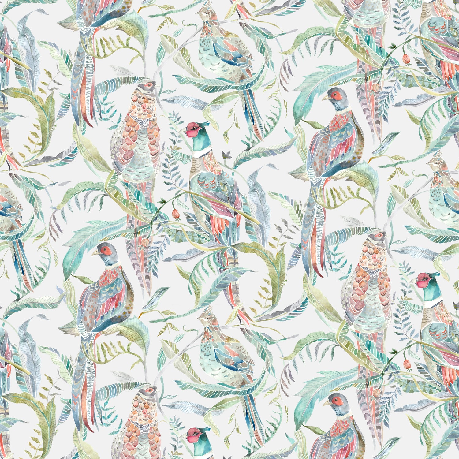 Voyage Maison Torrington Printed Cotton Fabric Pomegranate