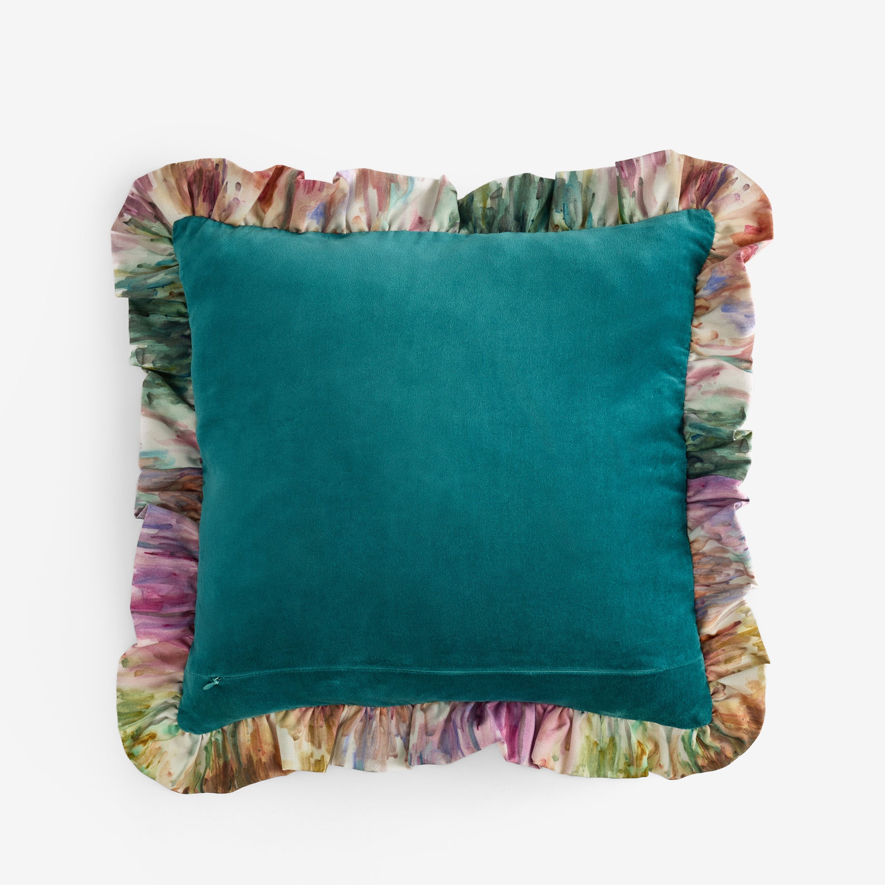 Clarke & Clarke Trueno Feather Filled Cushion 43cm x 43cm Teal