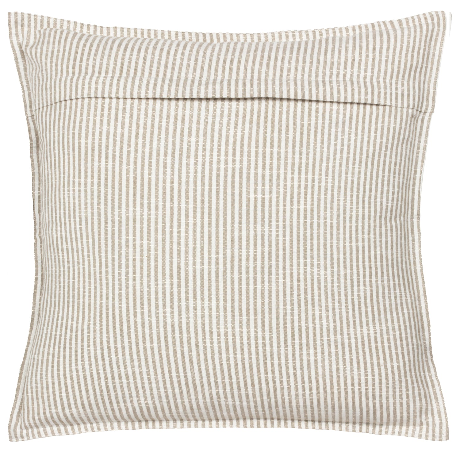Truro Stripe Reversible Filled Cushion 45cm x 45cm Natural