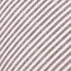 Yard Truro Striped Cotton 45cm x 45cm Filled Cushion Chocolate