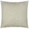Yard Truro Striped Cotton 45cm x 45cm Filled Cushion Moss