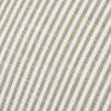 Yard Truro Striped Cotton 45cm x 45cm Filled Cushion Moss