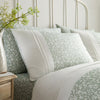 Dreams & Drapes Tess Floral Duvet Cover Bedding Set Green