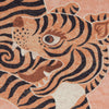 Tibetan Tiger Printed Rug Coral