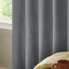 Furn Ultimate Textured Woven Ready Made Eyelet Blackout Curtains Denim